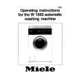 MIELE W1065 Instrukcja Obsługi