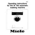 MIELE W765 Instrukcja Obsługi
