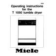 MIELE T1050 Instrukcja Obsługi