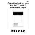 MIELE T1039C Instrukcja Obsługi